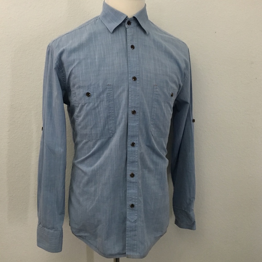 Blue Pronto Uomo | Light Blue Casual Shirt
